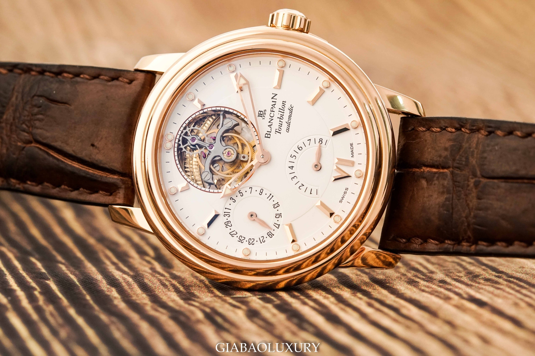 Đồng Hồ Blancpain Léman Tourbillon Date Power Reserve