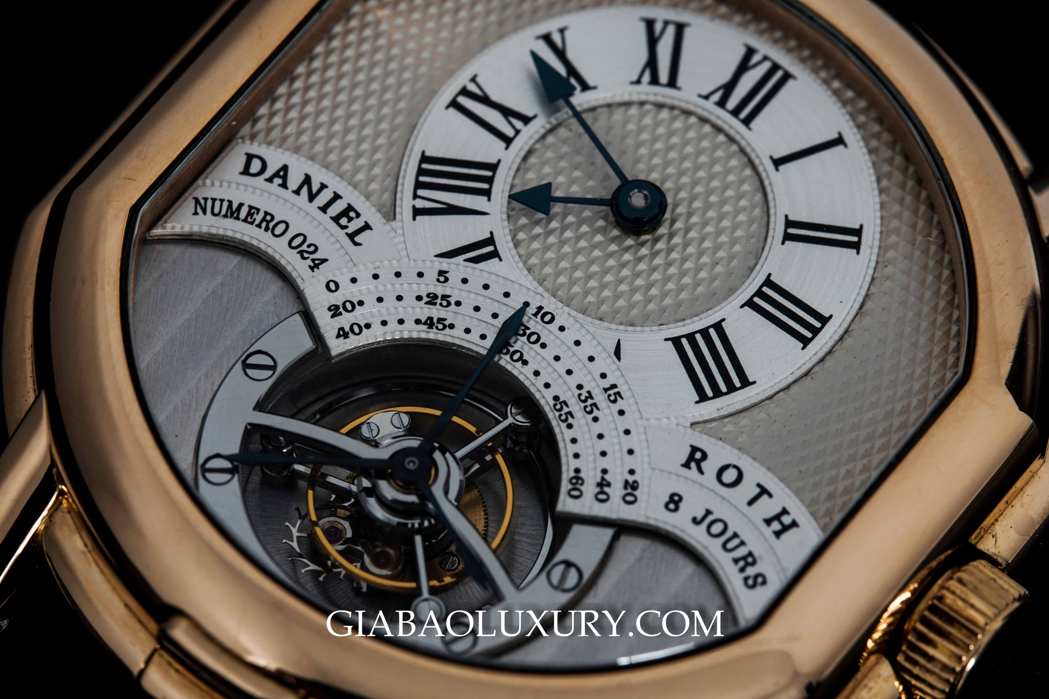 ĐỒNG HỒ DANIEL ROTH TOURBILLON 8 DAYS ROSE GOLD 18K