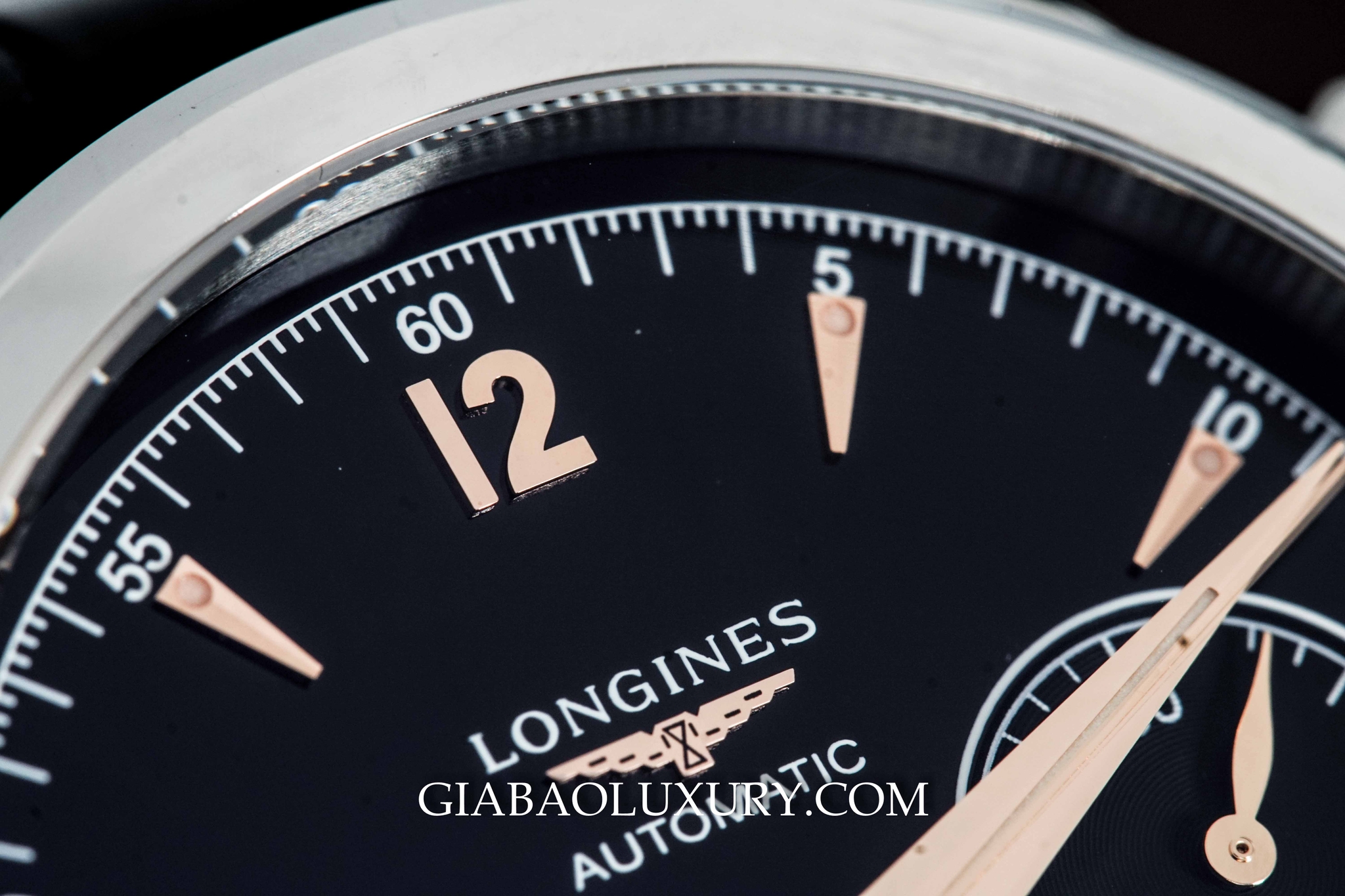 Đồng Hồ Longines Heritage Automatic Chronograph Mặt Đen 