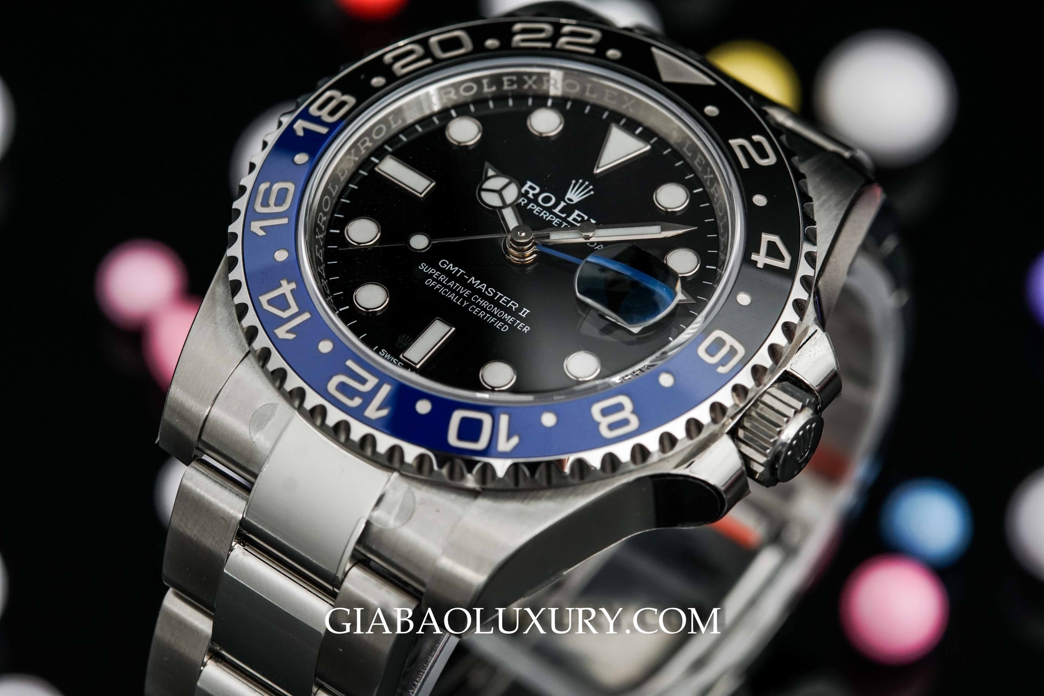 Đồng Hồ Rolex Batman GMT Master II, 116710BLNR