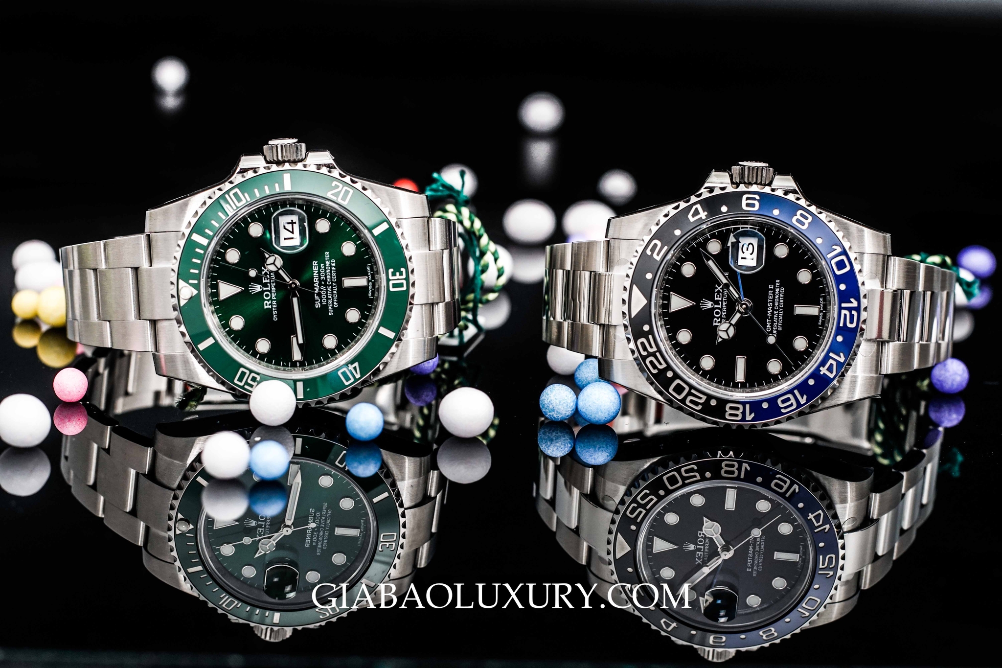đồng hồ Rolex Batman GMT Master II 116710 BLNR