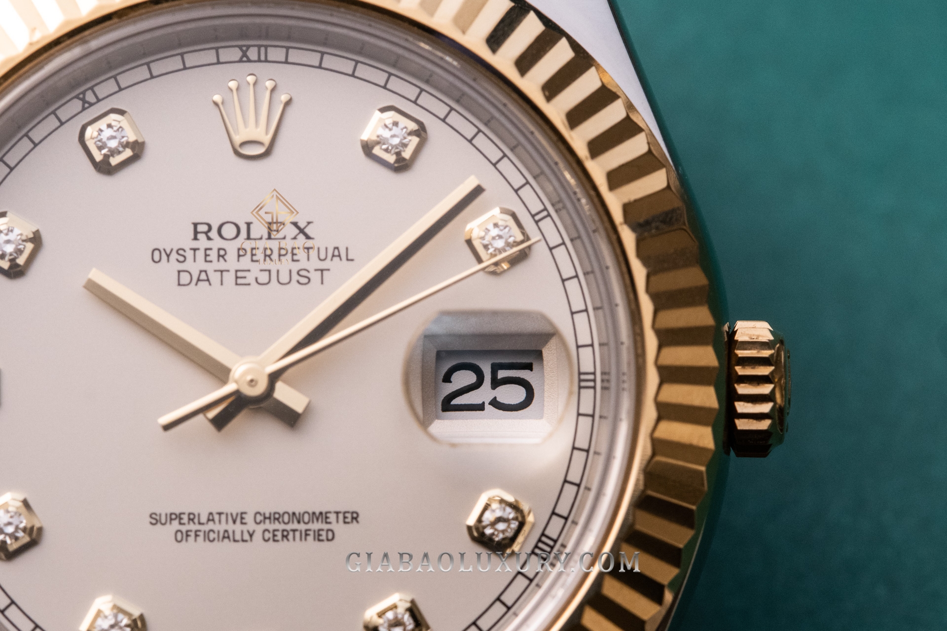 Đồng Hồ Rolex Datejust II 116333 Mặt Số Ivory Cọc Số Kim Cương Dây Đeo Oyster