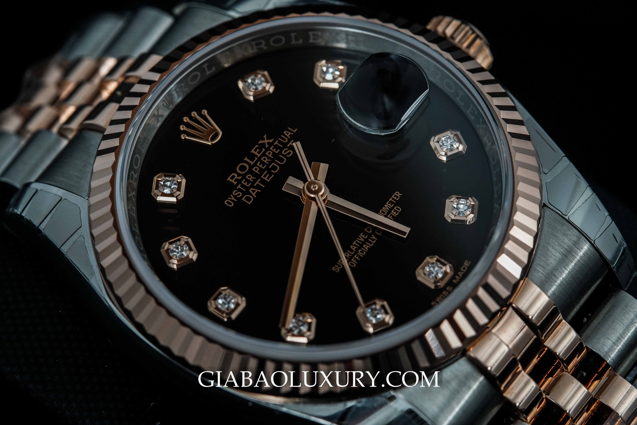 Đồng hồ Rolex Oyster Perpetual Datejust 36 116231 mặt đen