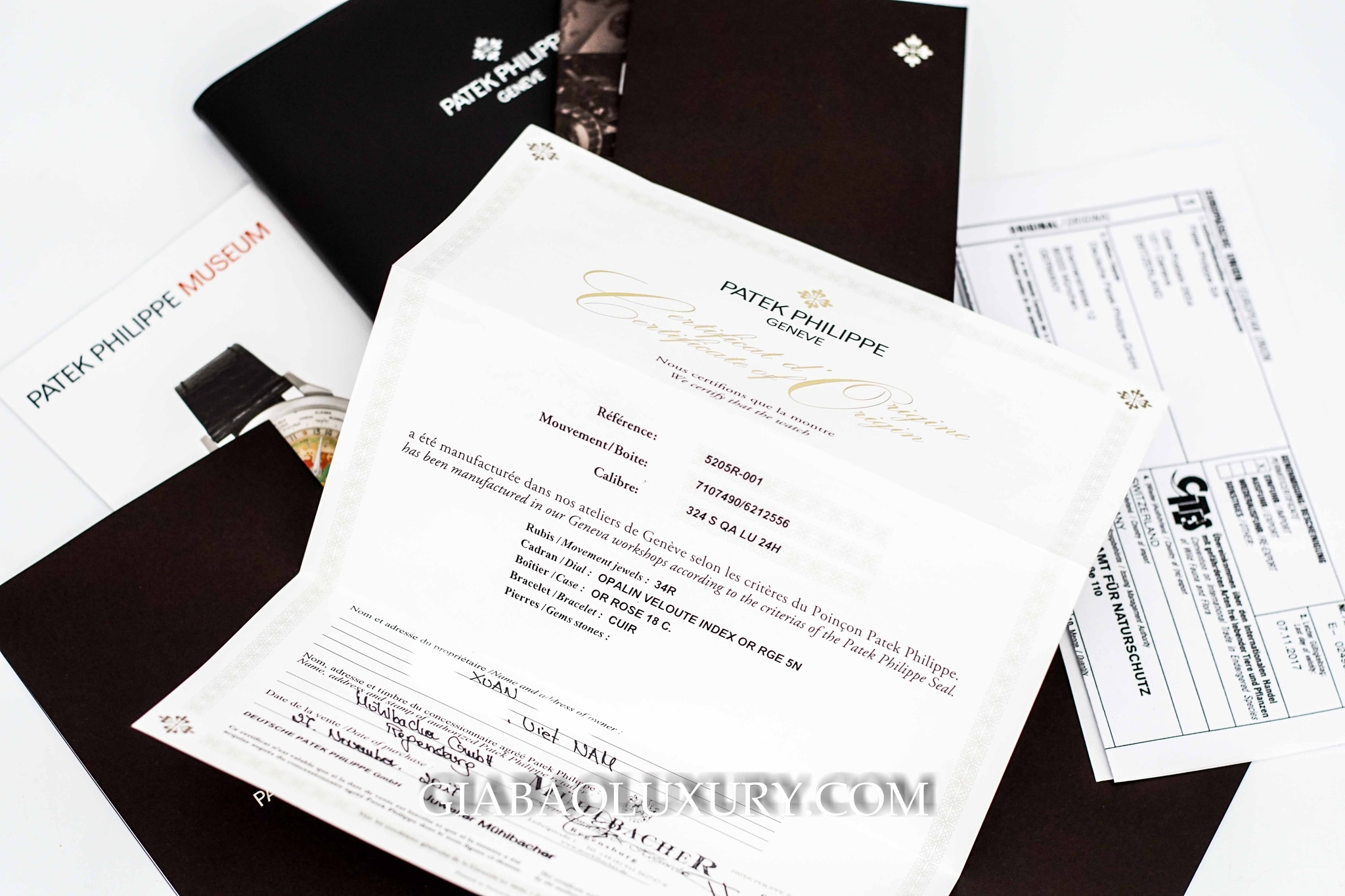 đồng hồ Patek Philippe Annual Calendar 5205R