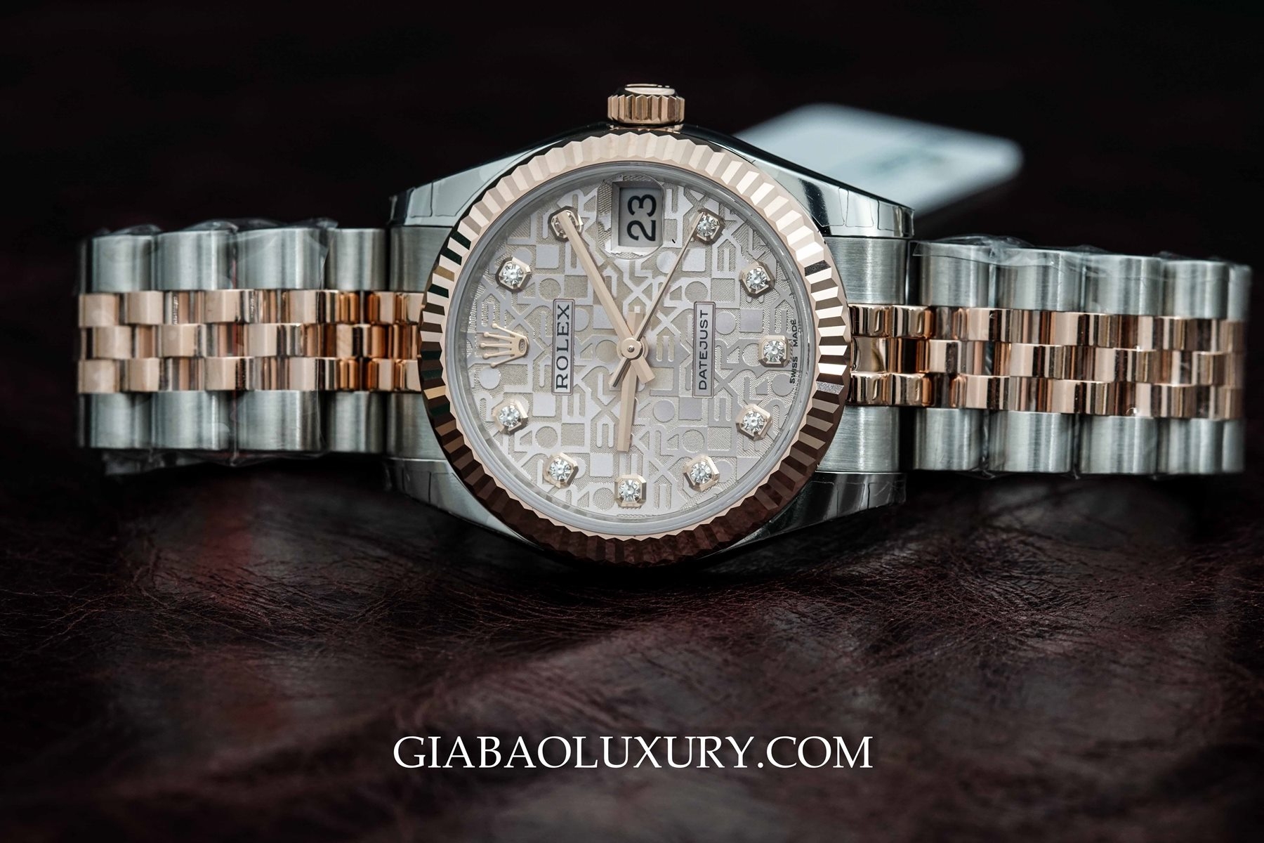 Đồng hồ Rolex Lady-Datejust 31 178271 vi tính hồng