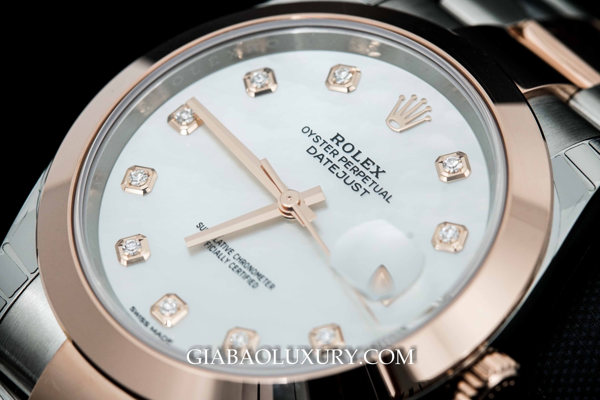 Đồng Hồ Rolex  Datejust 126301 Mặt khảm trai