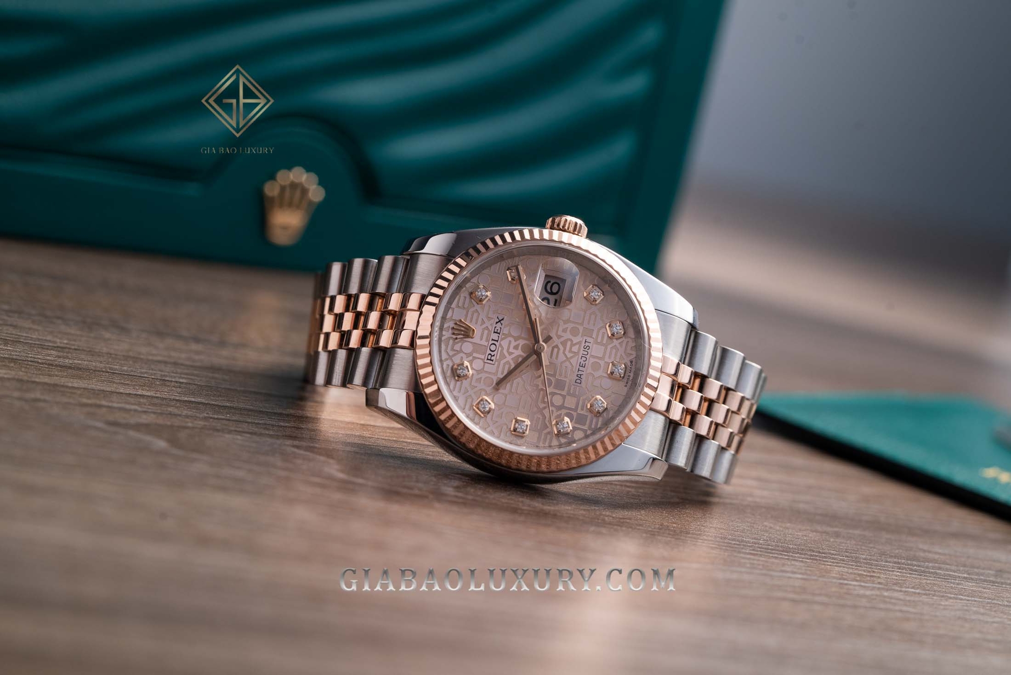 Đồng Hồ Rolex Datejust 36 116231 Mặt Số Vi Tính Hồng