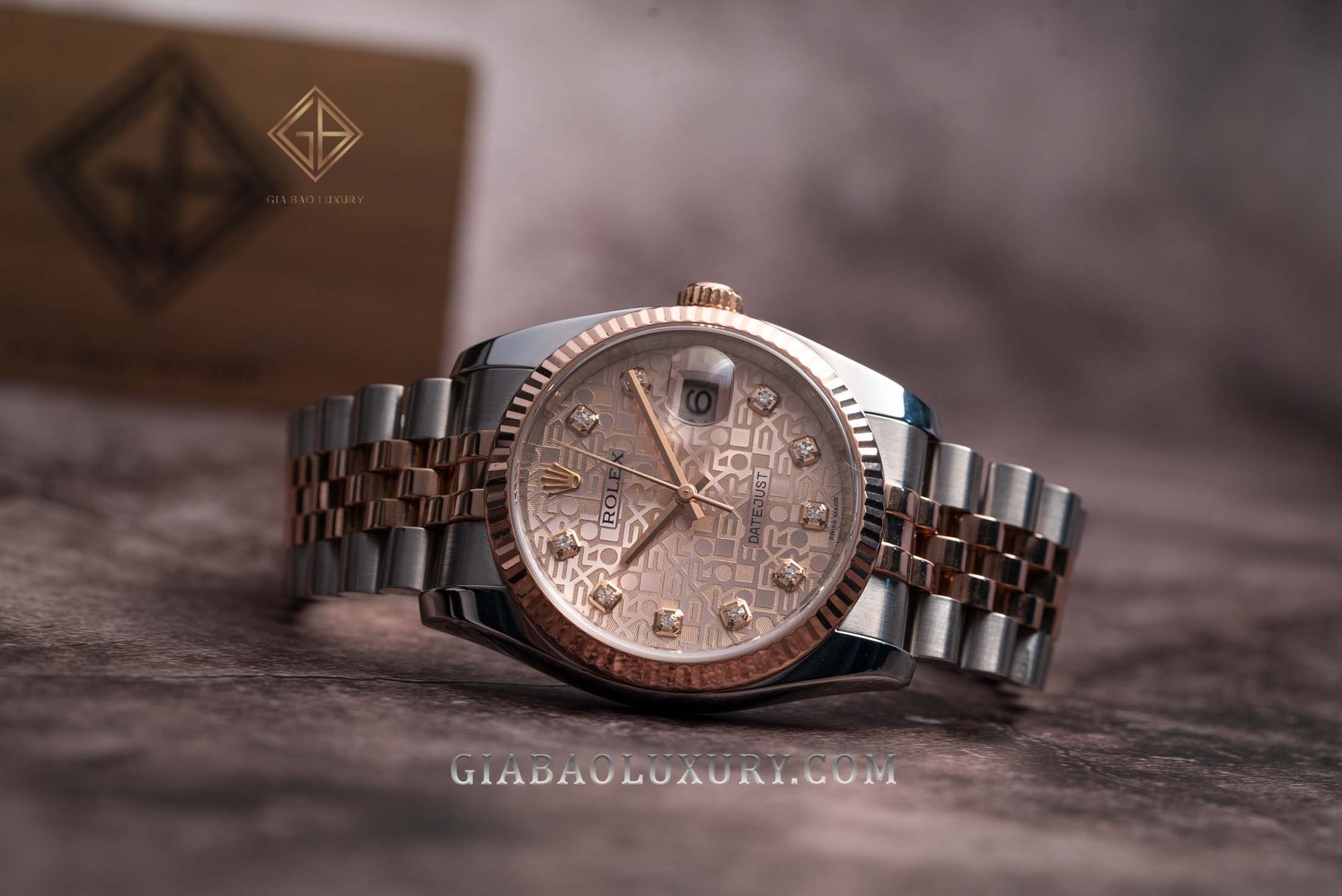 Đồng Hồ Rolex Datejust 36 116231 Mặt Số Vi Tính Hồng