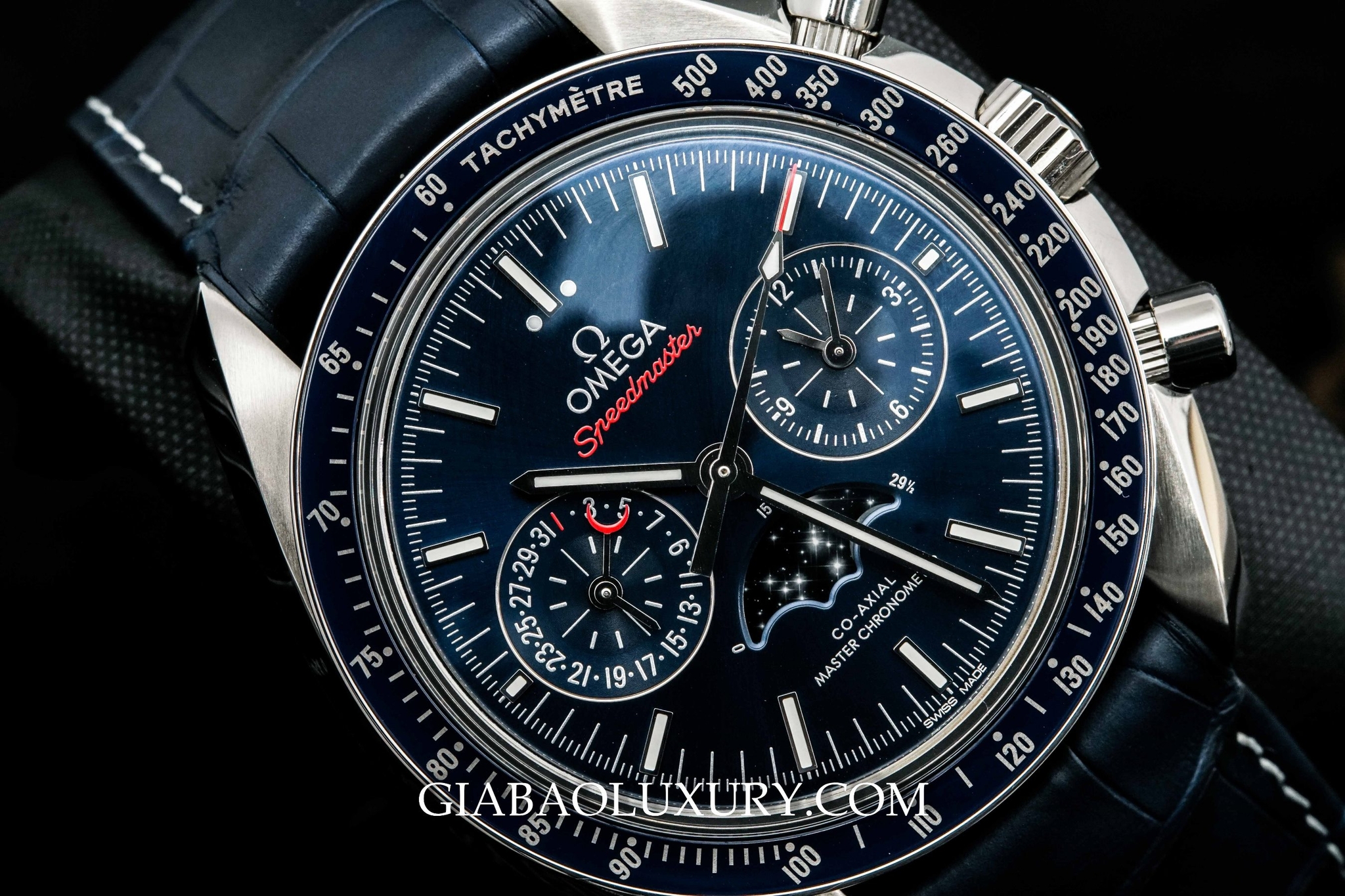 đồng hồ Omega Speedmaster Moonwatch Moonphase Chronograph