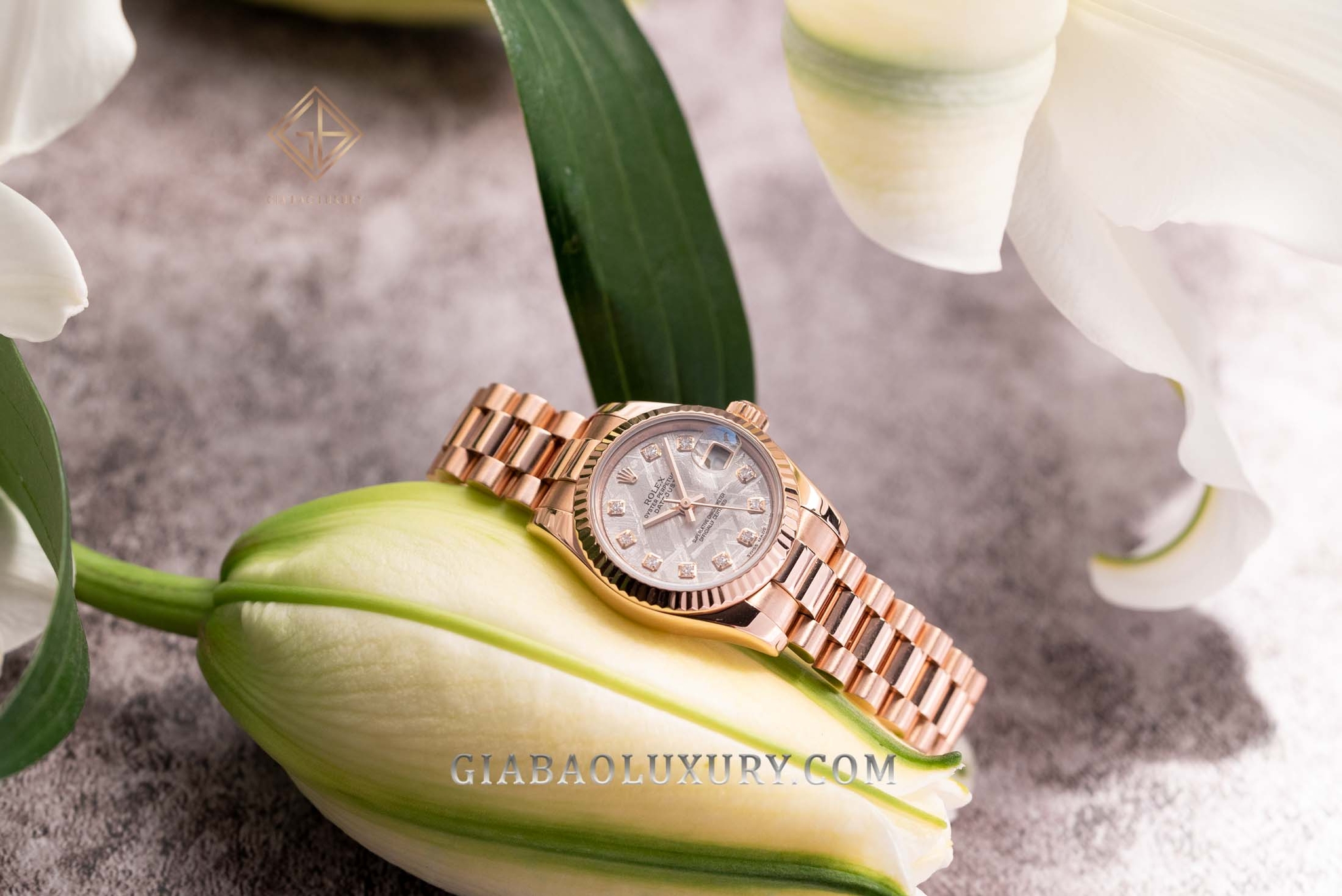 Đồng hồ Rolex Lady Datejust 179175 Mặt Số Thiên Thạch