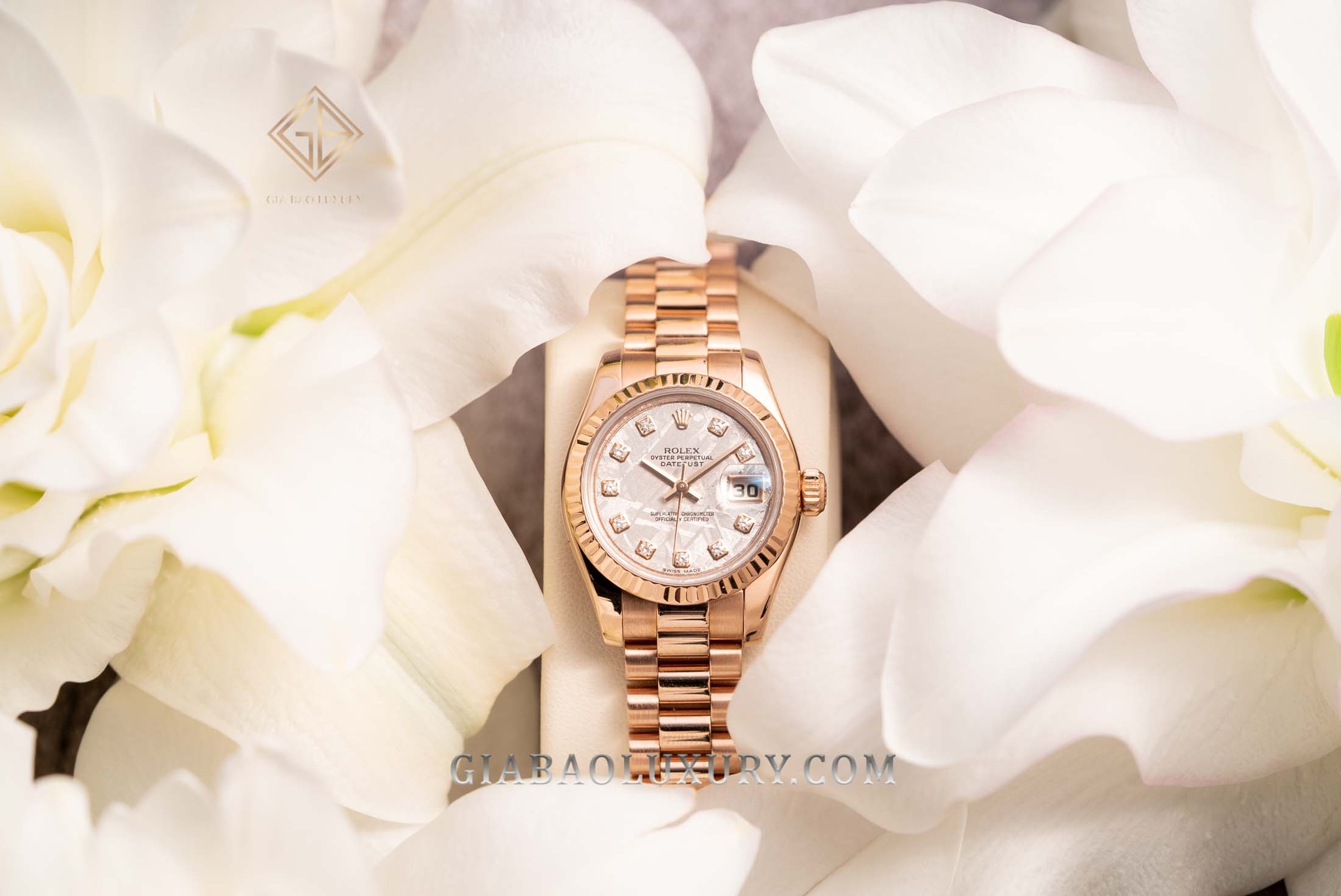 Đồng hồ Rolex Lady Datejust 179175 Mặt Số Thiên Thạch