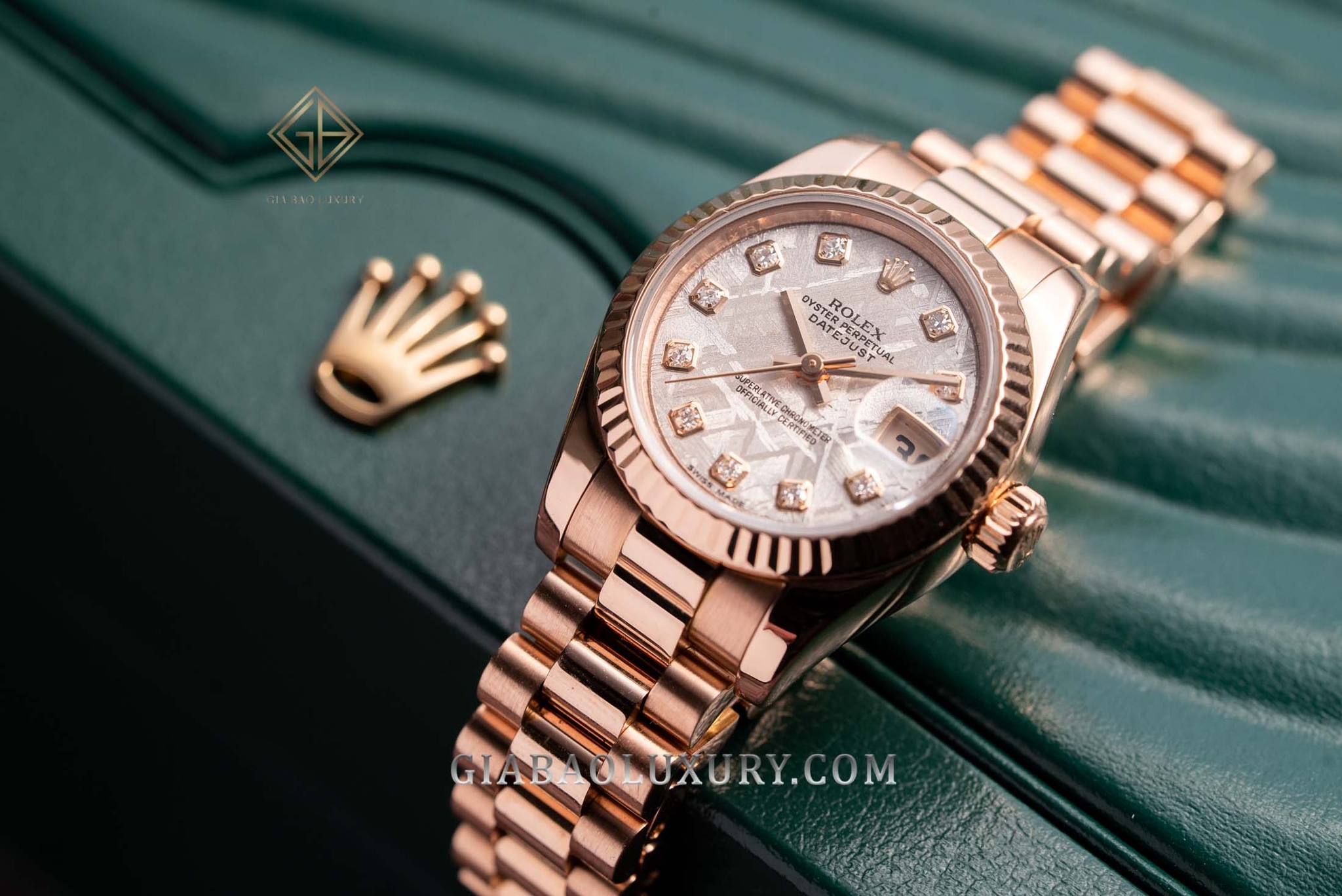 Đồng hồ Rolex Lady Datejust 179175 Mặt Số Thiên Thạch