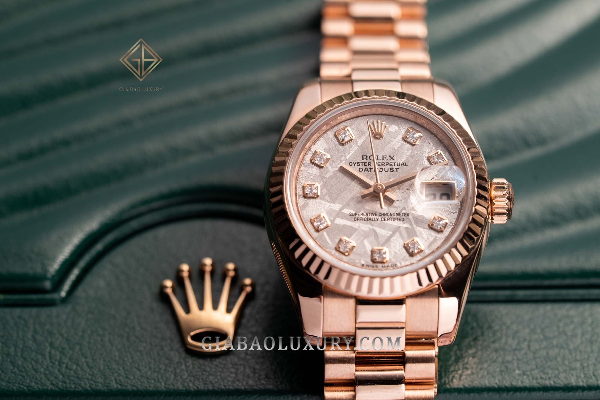 Đồng hồ Rolex Lady Datejust 179175 Mặt Số Thiên Thạch