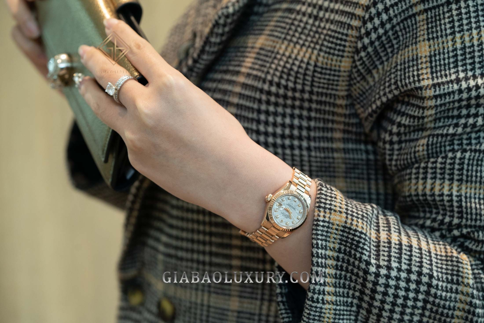 Đồng hồ Rolex Lady Datejust 179175 Mặt Số Thiên Thạch