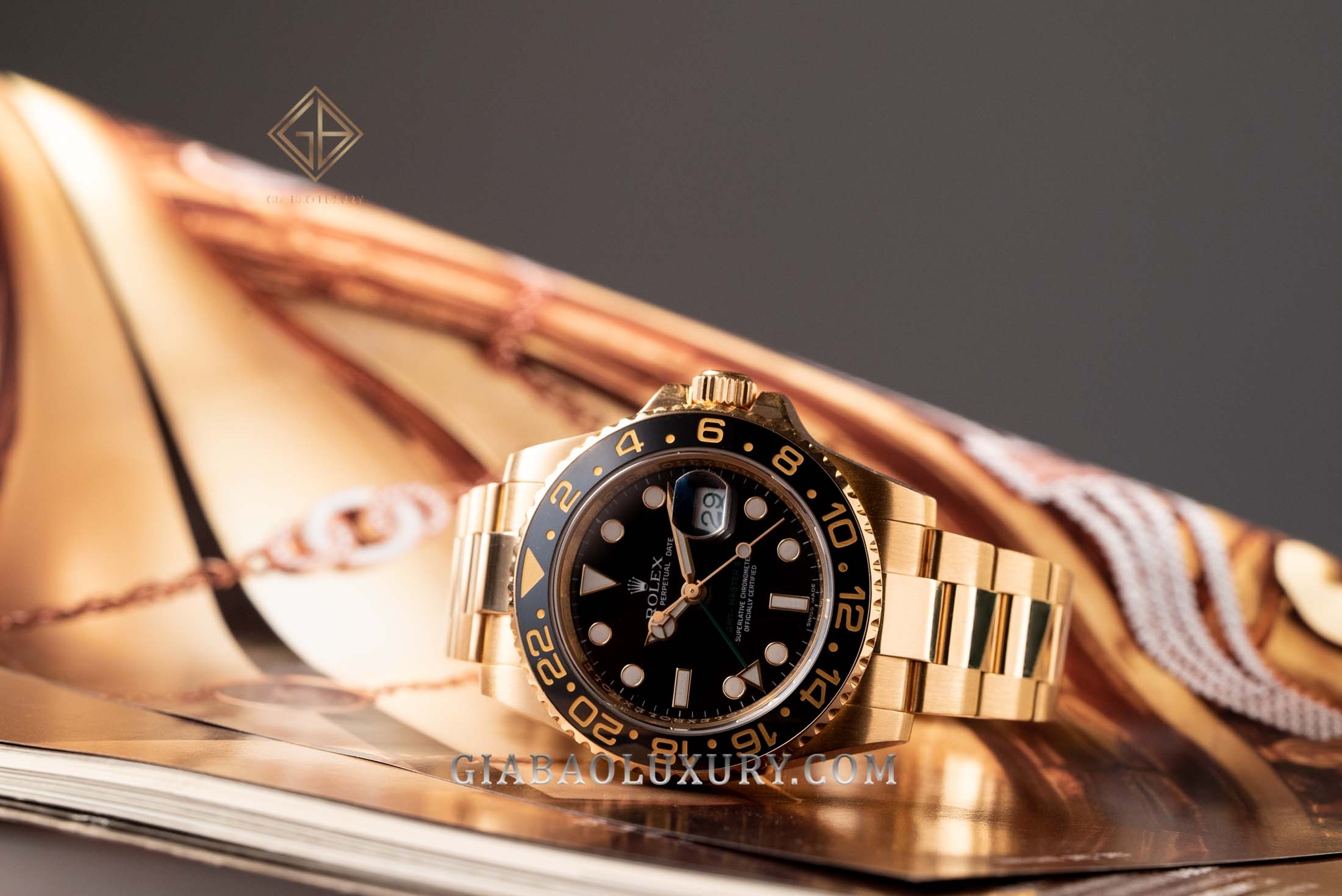 Đồng Hồ Rolex GMT-Master II 116718LN Mặt Số Đen