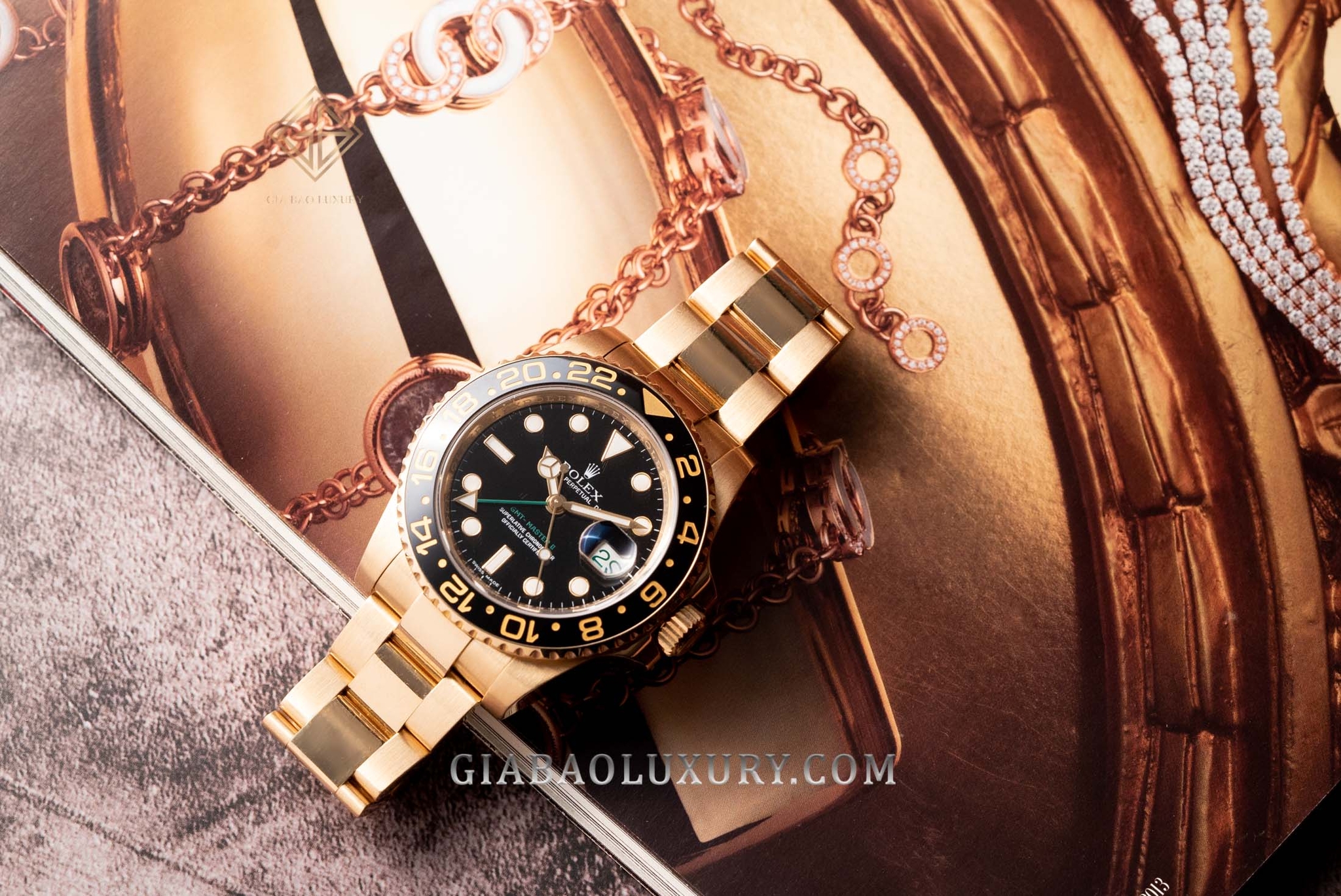 Đồng Hồ Rolex GMT-Master II 116718LN Mặt Số Đen