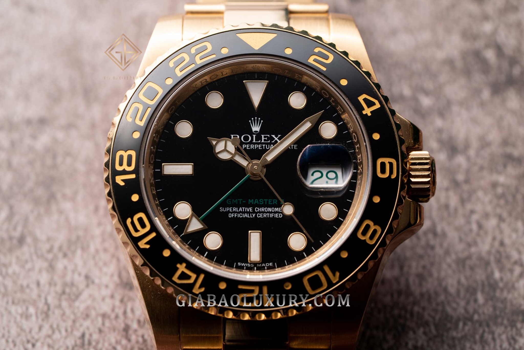 Đồng Hồ Rolex GMT-Master II 116718LN Mặt Số Đen
