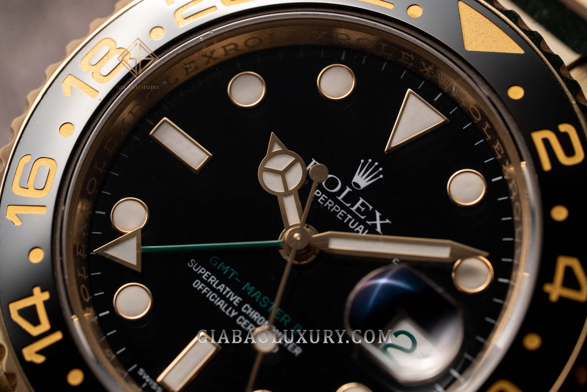 Đồng Hồ Rolex GMT-Master II 116718LN Mặt Số Đen