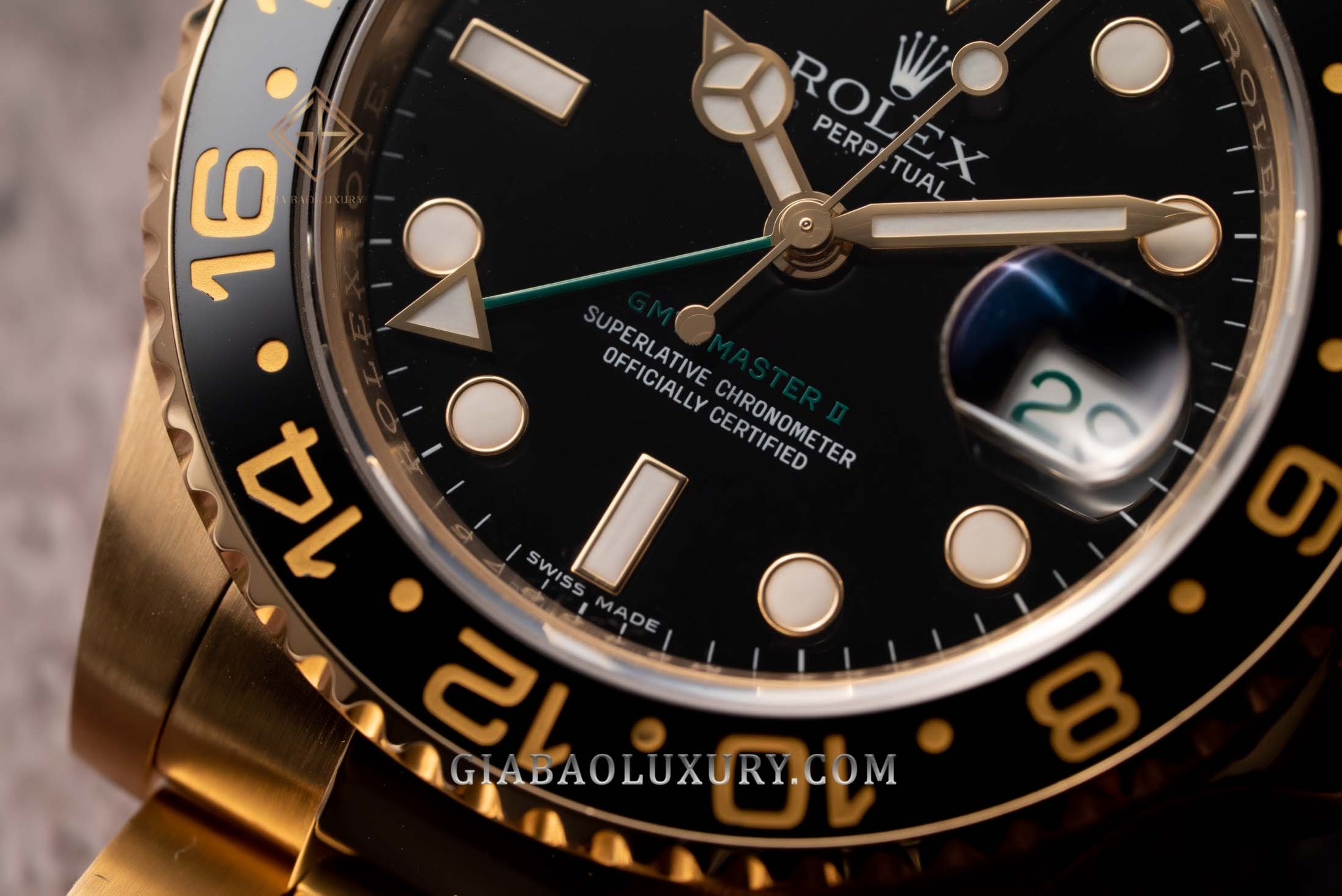 Đồng Hồ Rolex GMT-Master II 116718LN Mặt Số Đen