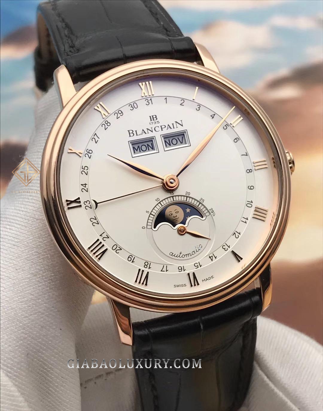 Blancpain Villeret Silver Dial 6263-3642-55B