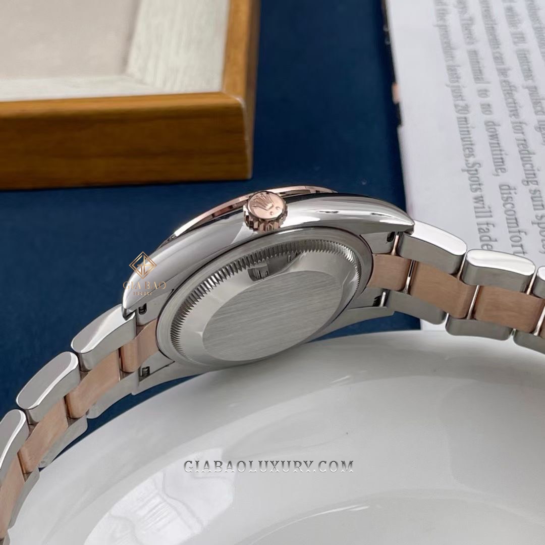 Đồng Hồ Rolex Datejust 36 126281RBR Mặt Số Rhodium Tối Cọc Số La Mã Dây Đeo Oyster