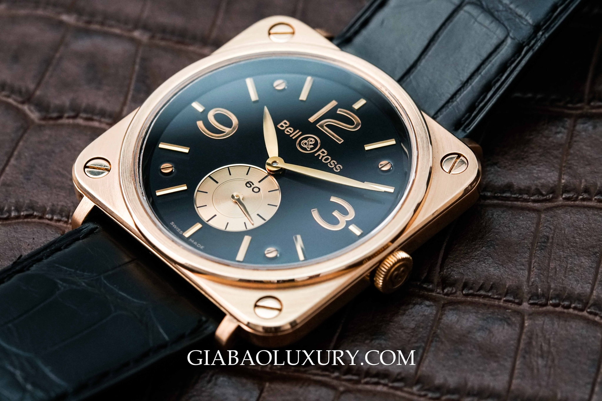 Đồng Hồ Bell & Ross BRS Rose Gold Black Dial