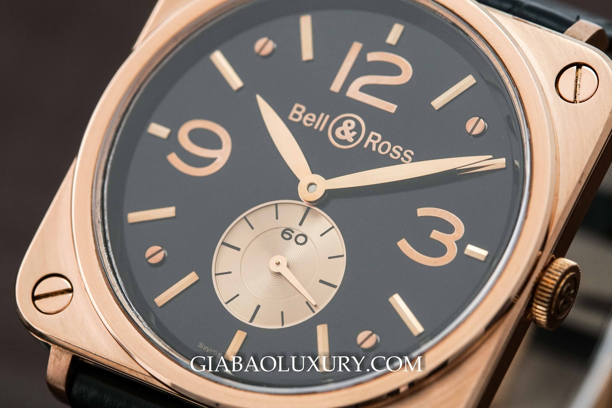 Đồng Hồ Bell & Ross BRS Rose Gold Black Dial