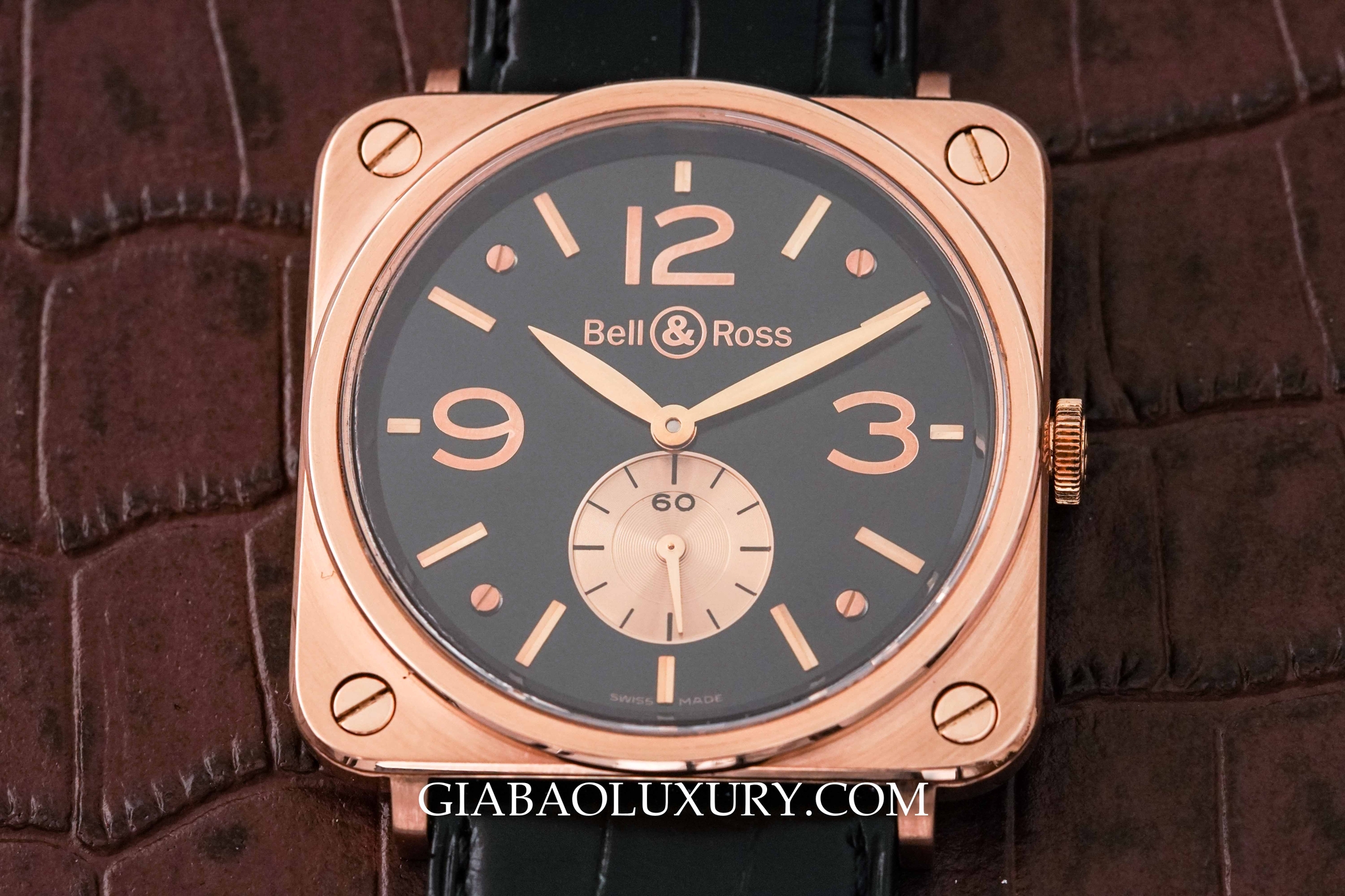 Đồng Hồ Bell & Ross BRS Rose Gold Black Dial