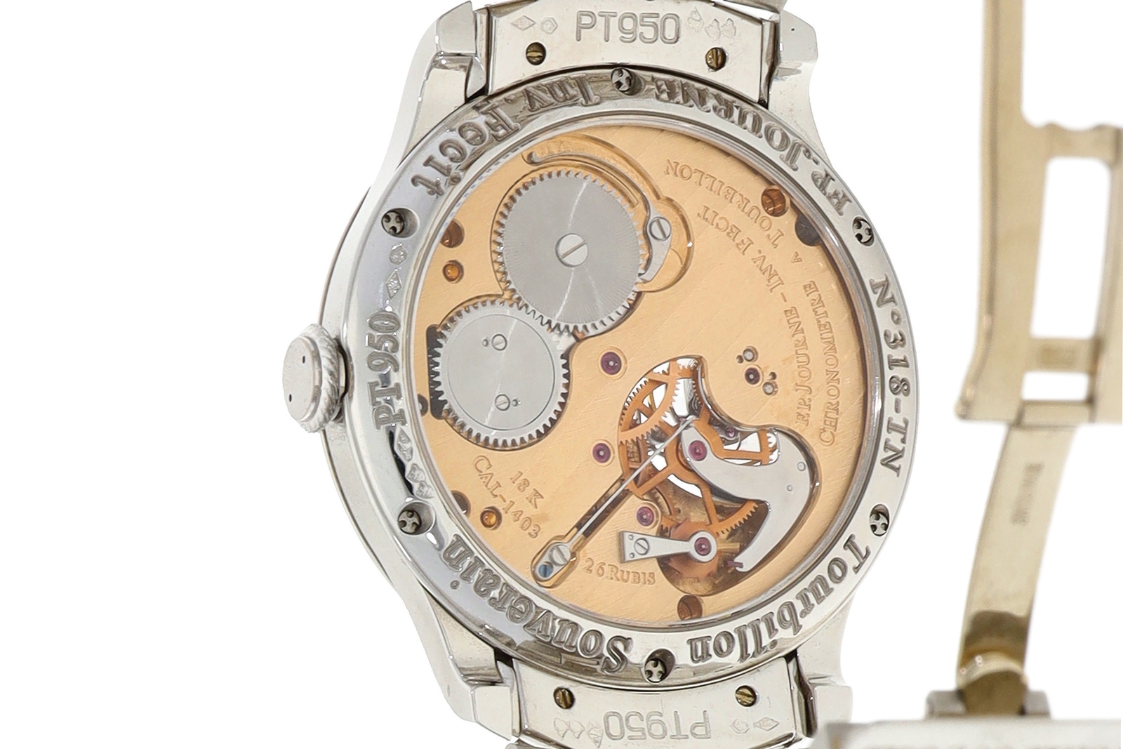 Lô 8201 - Đồng hồ FP Journe Tourbillon Souverain Platinum