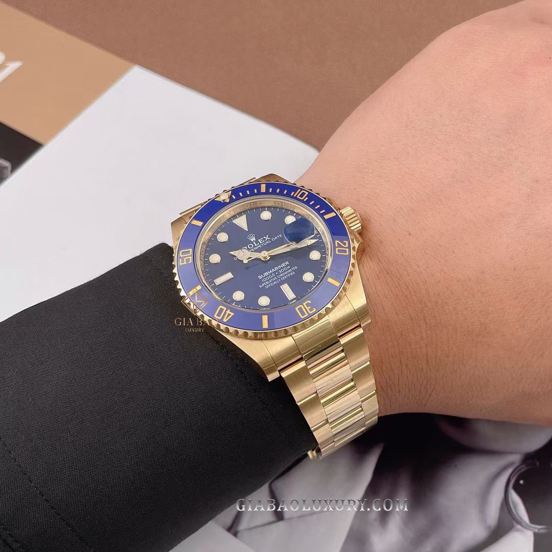 Đồng Hồ Rolex Submariner 126618LB Mặt Số Xanh Dương