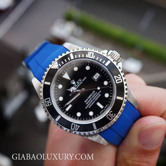 Dây cao su Rubber B Rolex Sea-Dweller 4000 - Tang Buckle Series