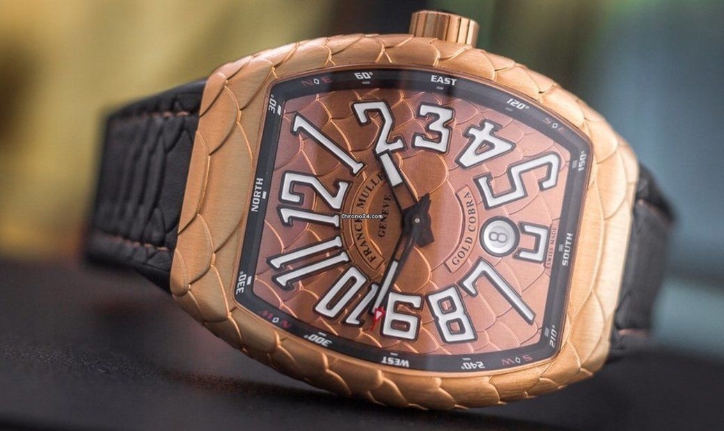 Franck Muller Vanguard Gold Cobra V 45 SC DT 