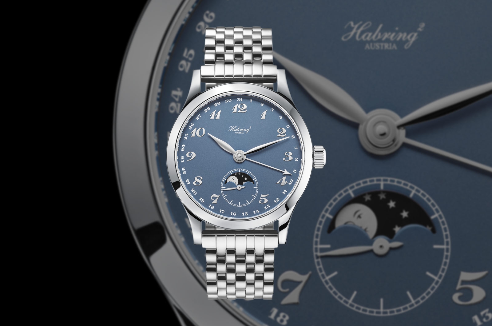 Habring² Oskar – Đồng hồ Moon Phase cổ điển
