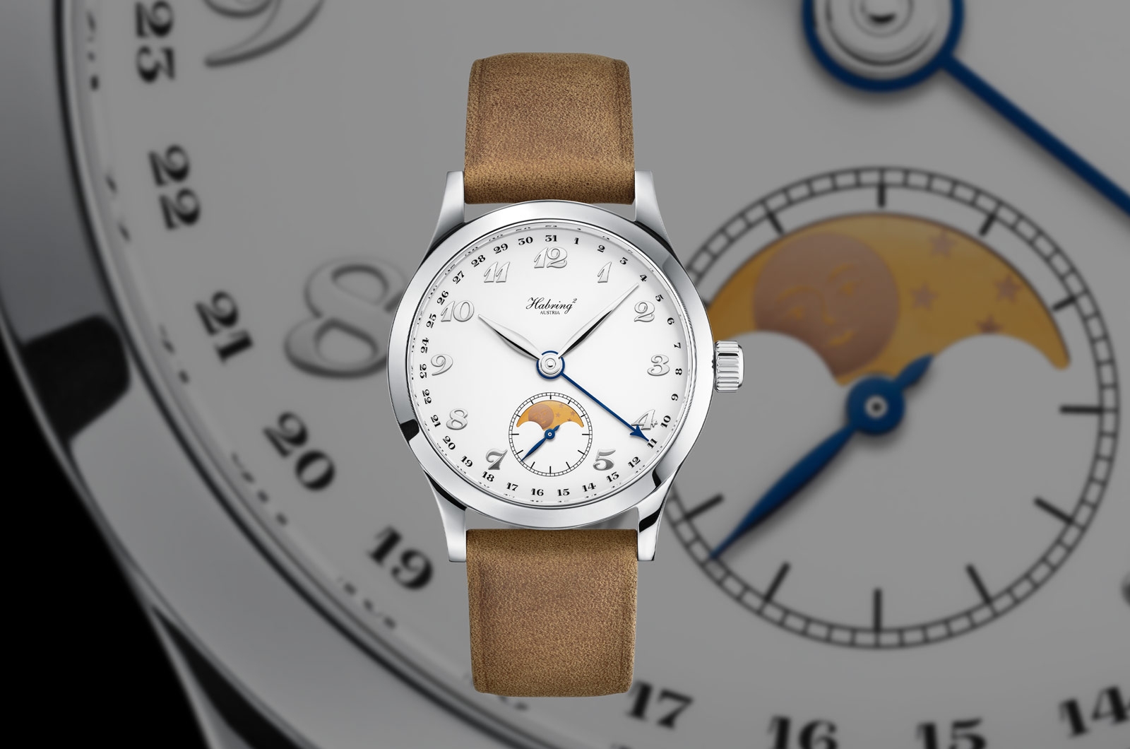Habring² Oskar – Đồng hồ Moon Phase cổ điển