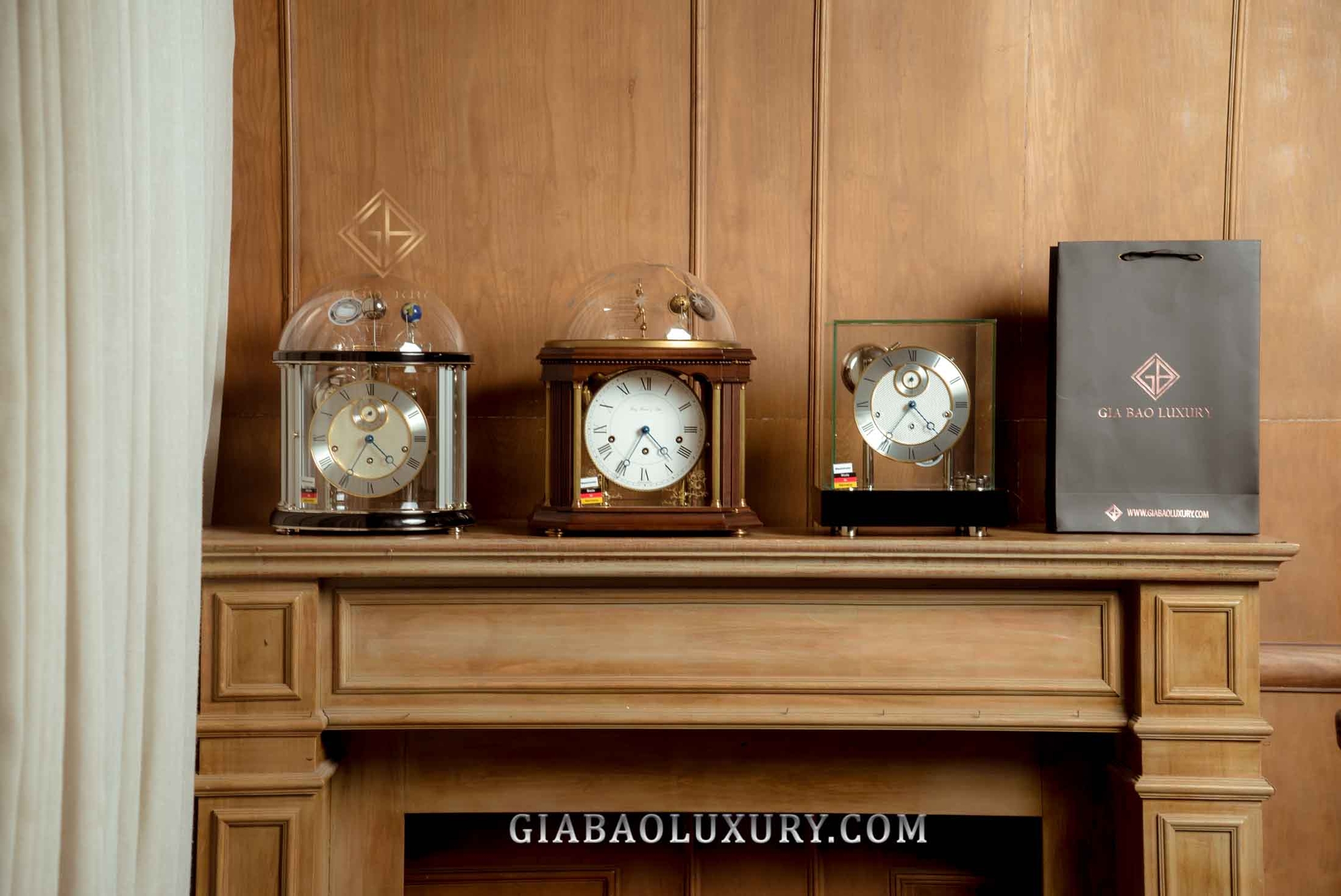 Đồng Hồ Để Bàn Hermle 22801740352 Chigwell Mechanical Table Clock