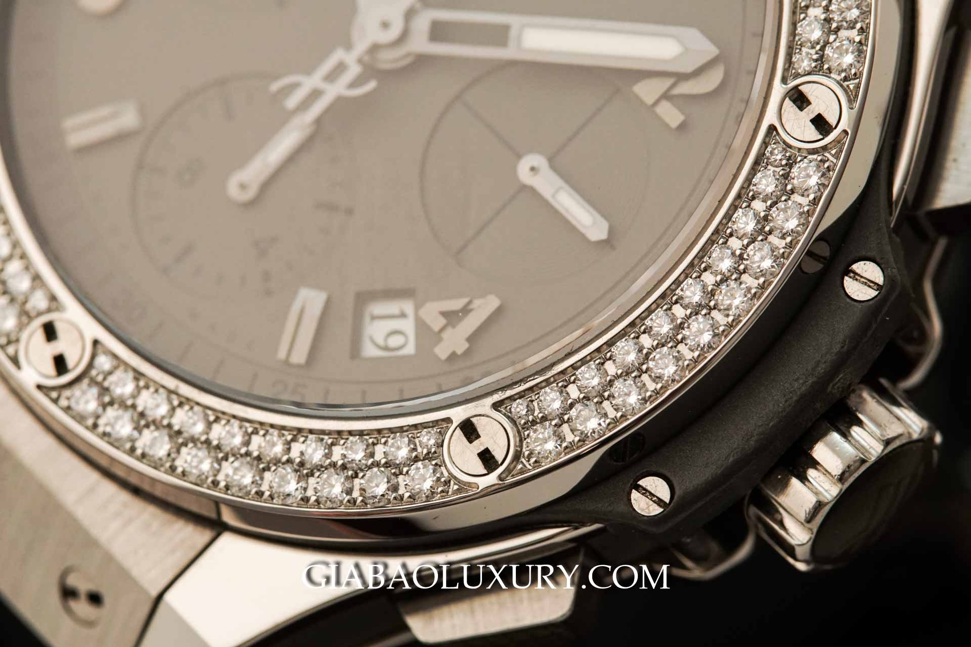 Đồng Hồ Hublot Big Bang Earl Gray Diamond Chronograph 41mm