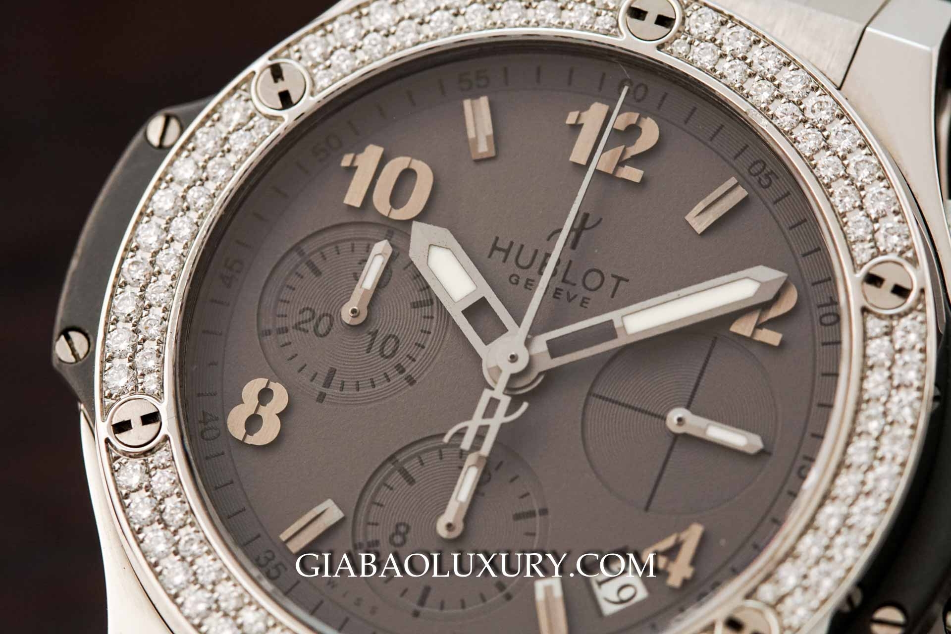 Đồng Hồ Hublot Big Bang Earl Gray Diamond Chronograph 41mm