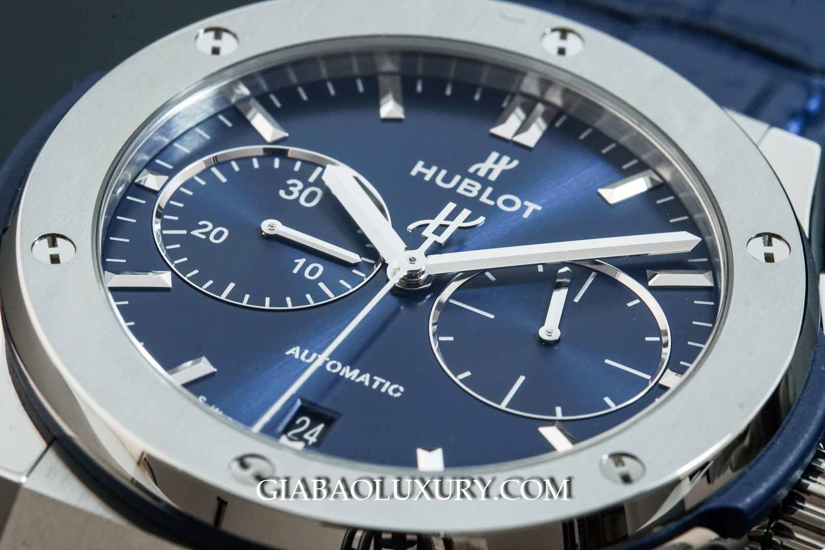 Đồng Hồ Hublot Classic Fusion Blue Chronograph Titanium