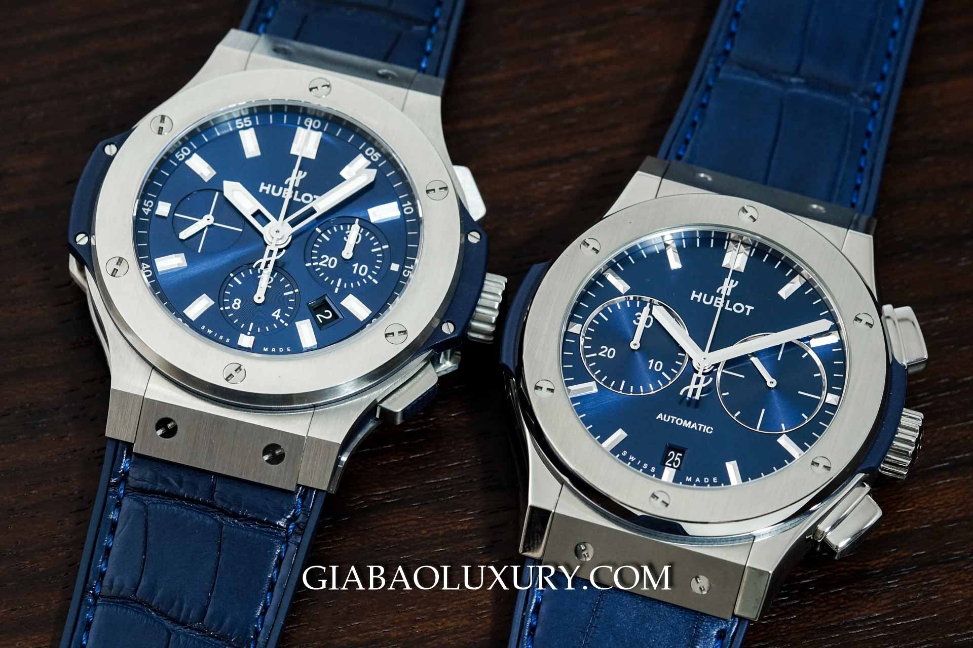 Đồng Hồ Hublot Big Bang Chronograph và Classic Fusion Chronograph