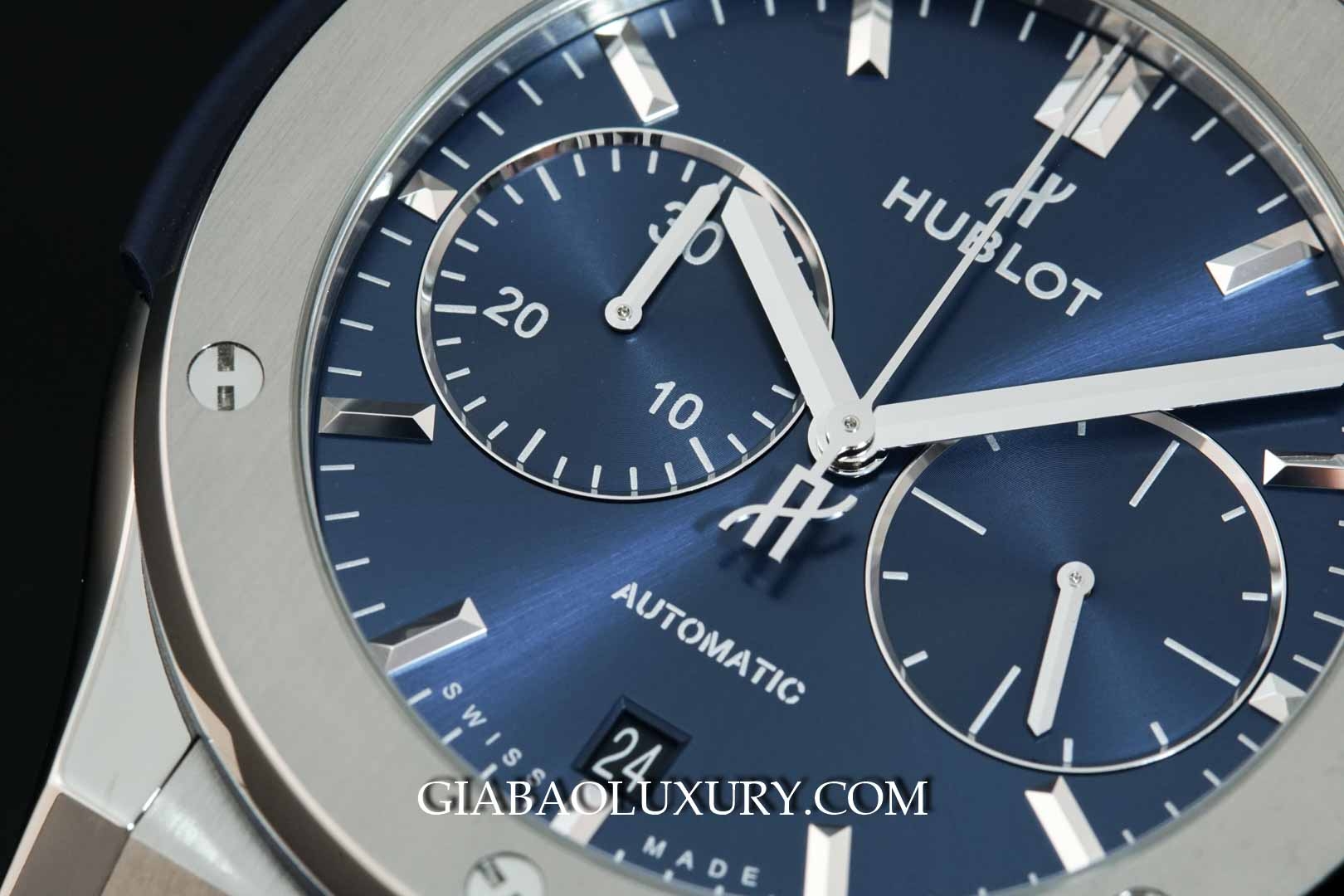 Đồng Hồ Hublot Classic Fusion Blue Chronograph Titanium 521.NX.7170.LR