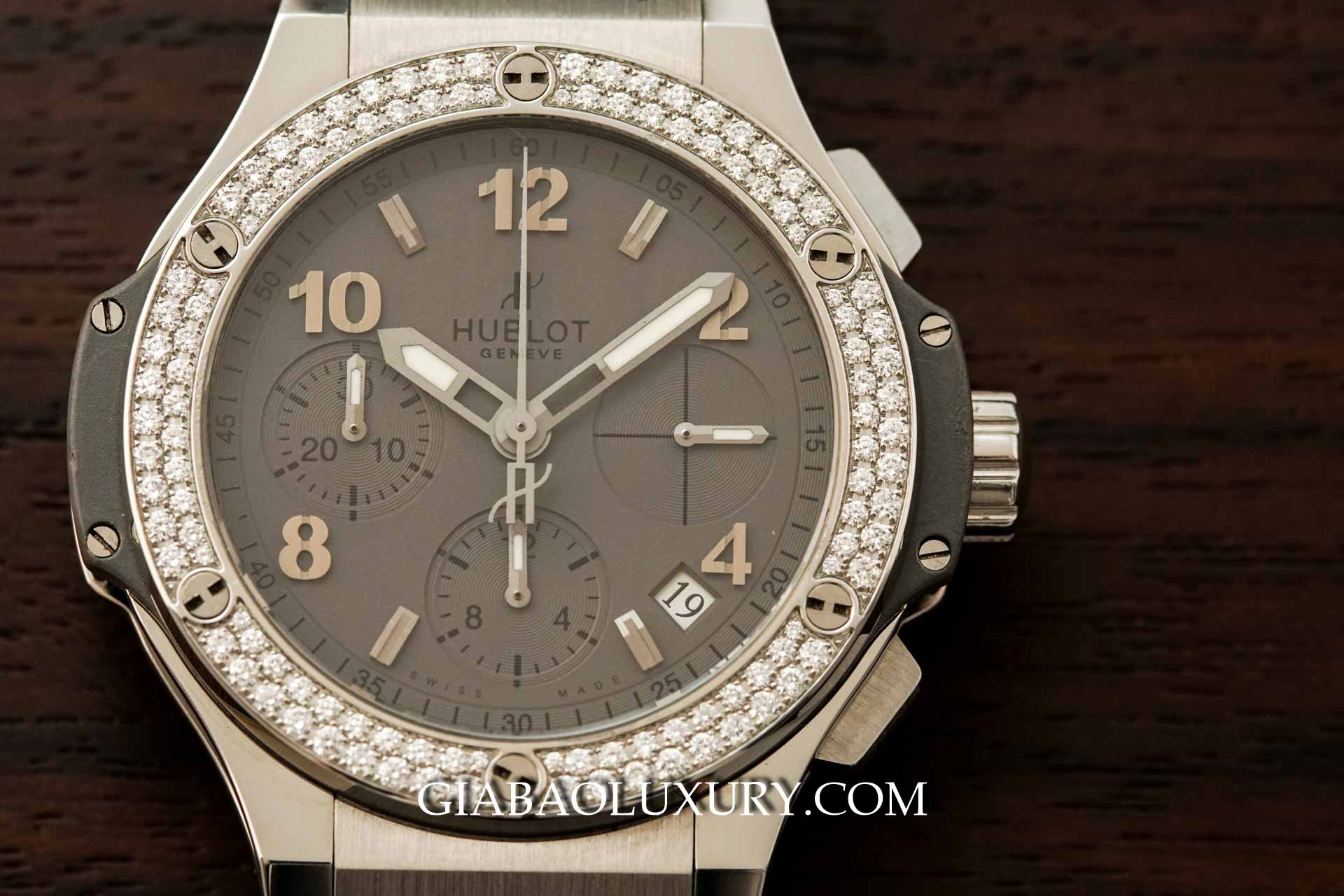 Đồng Hồ Hublot Big Bang Earl Gray Diamond Chronograph 41mm