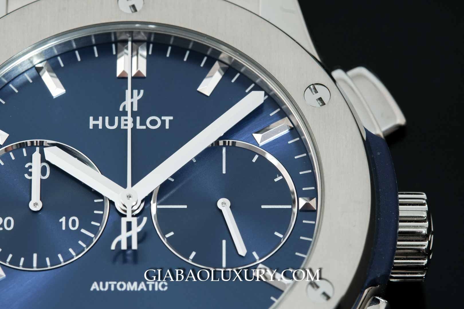 Đồng Hồ Hublot Classic Fusion Blue Chronograph Titanium