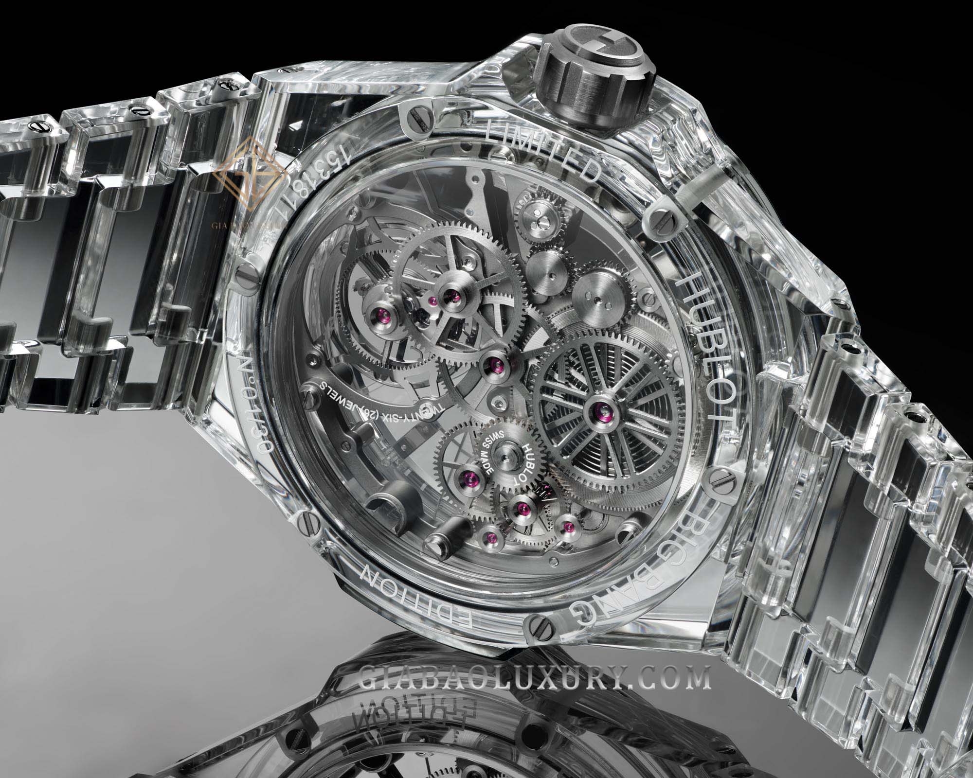 Đồng hồ Hublot Big Bang Integral Tourbillon Full Sapphire