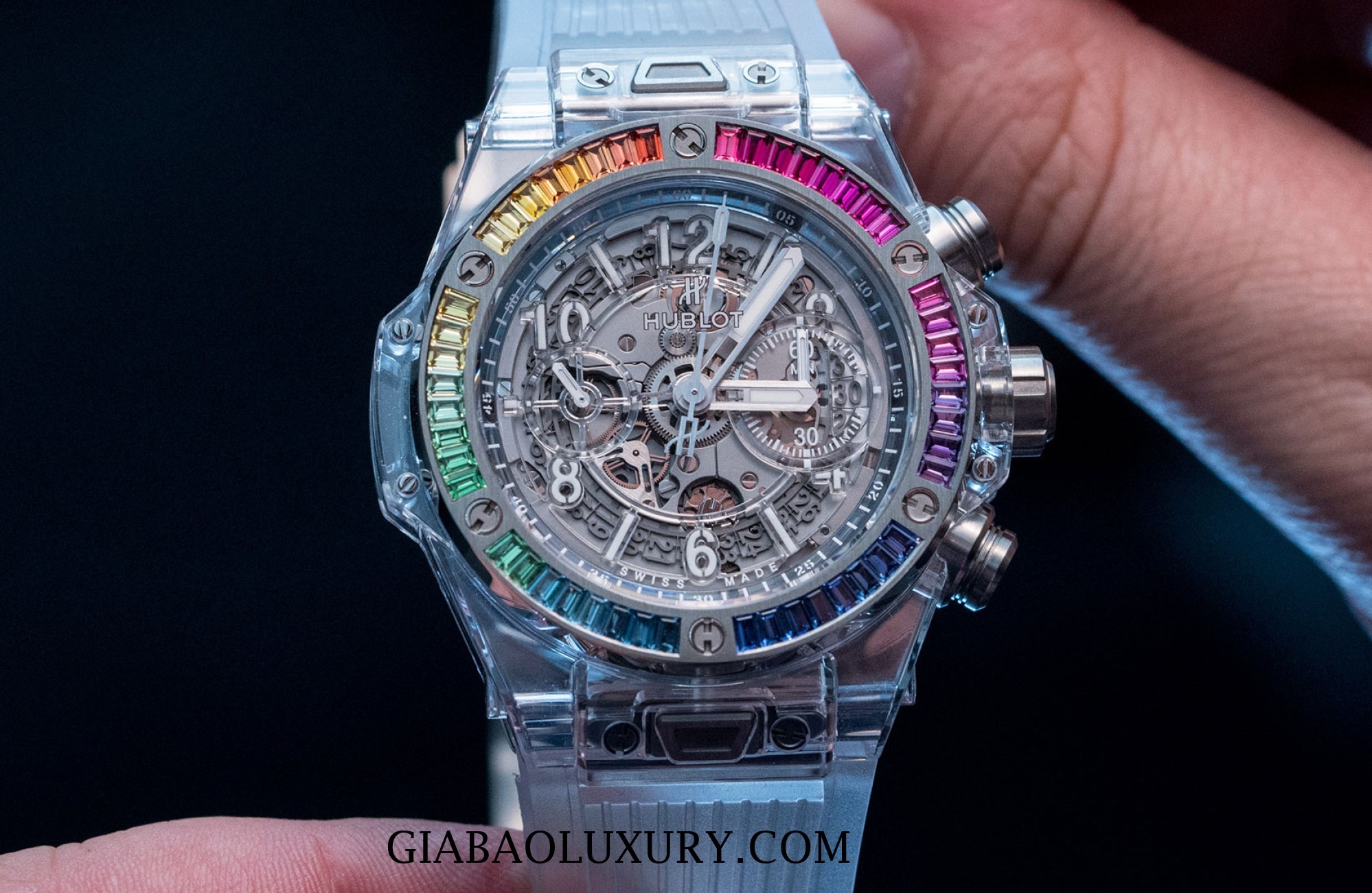 đồng hồ Hublot Big Bang Unico Sapphire Rainbow