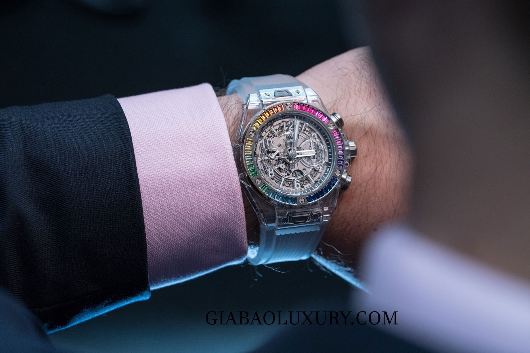 đồng hồ Hublot Big Bang Unico Sapphire Rainbow