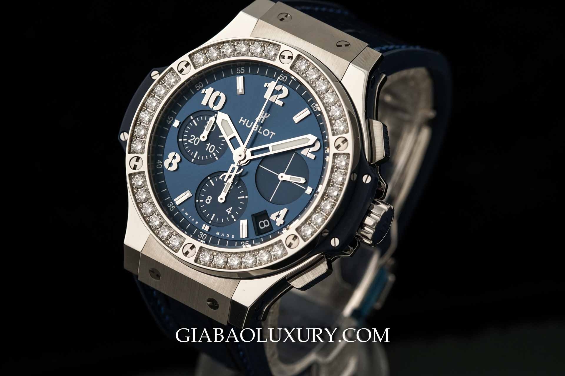 Đồng hồ Hublot Big Bang Steel Blue Diamonds 41mm 341.SX.7170.LR.1204