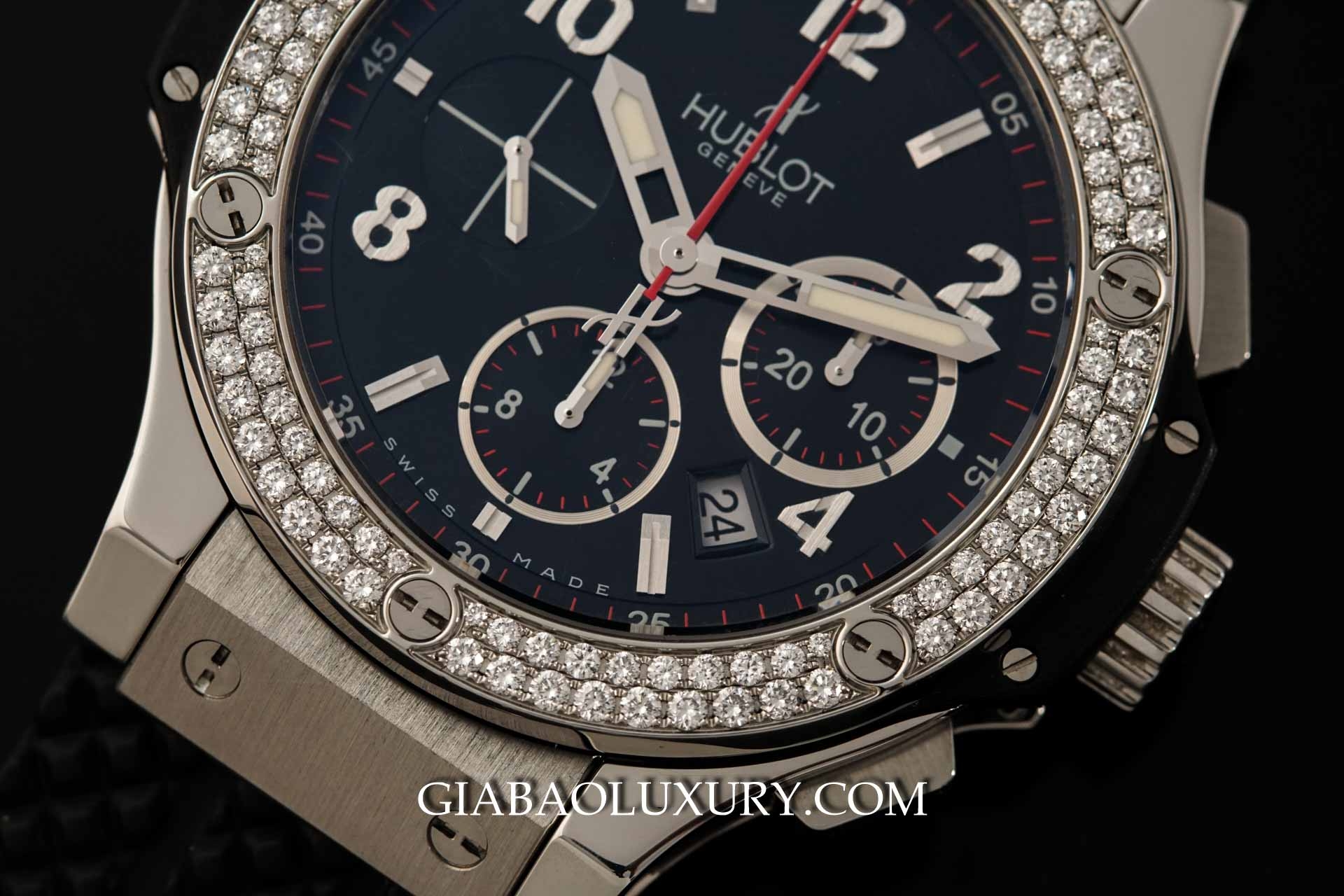 Đồng hồ Hublot Big Bang Steel Diamonds Chronograph 44mm 301.SX.130.RX.114