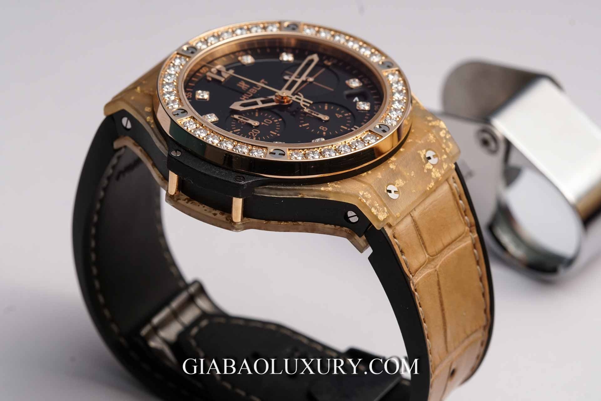 đồng hồ Hublot Big Bang Gold Linen 341.XN.1280.NR.1204