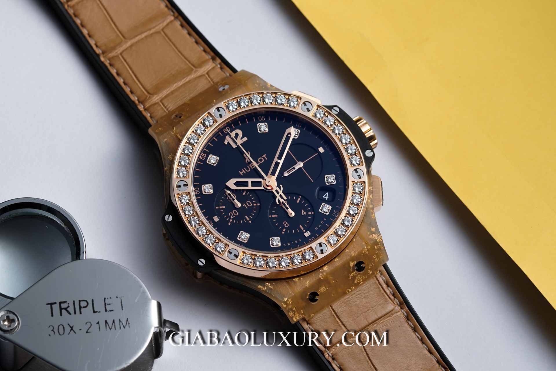 Đồng hồ Hublot Big Bang Gold Linen 341.XN.1280.NR.1204