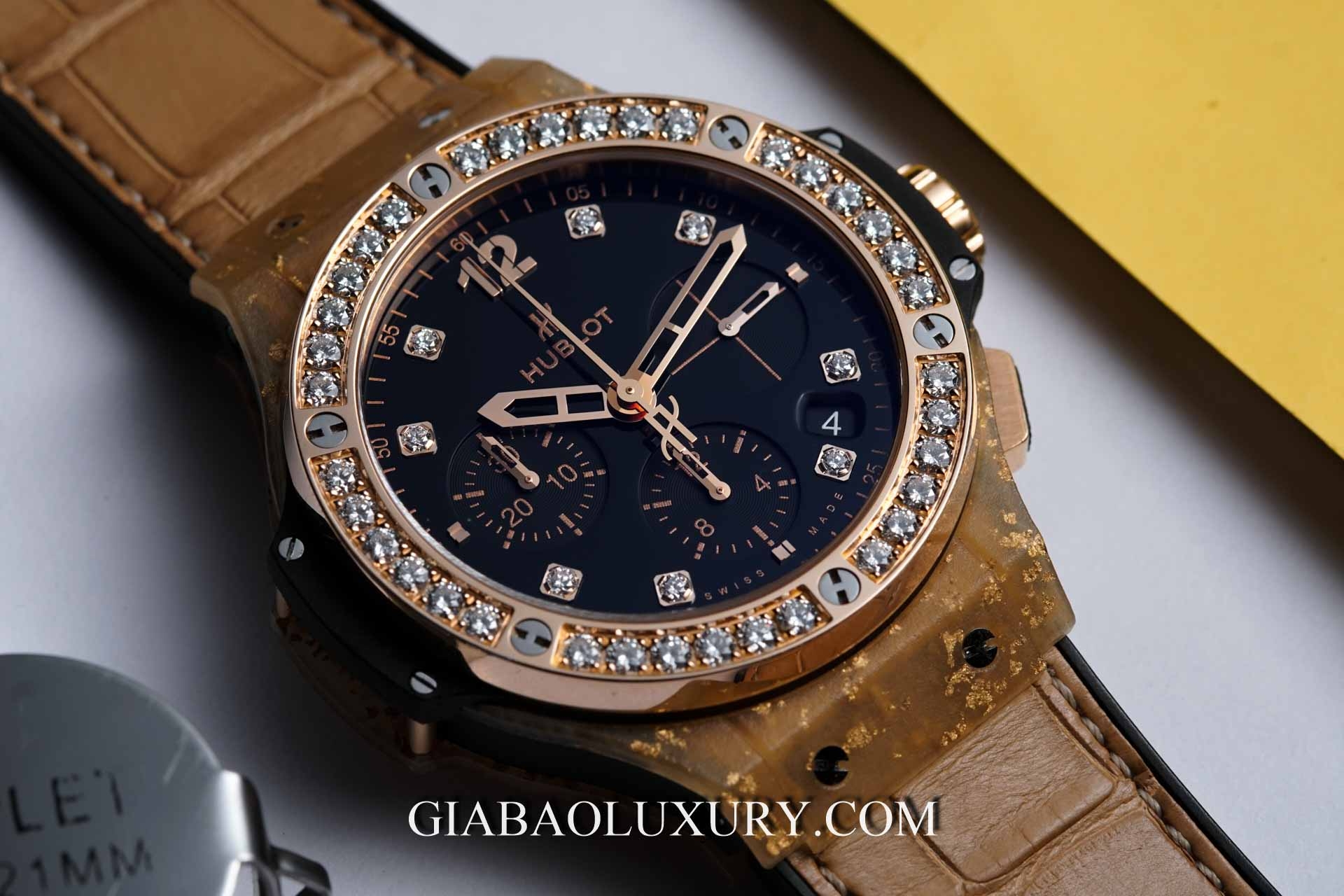 đồng hồ Hublot Big Bang Gold Linen 341.XN.1280.NR.1204